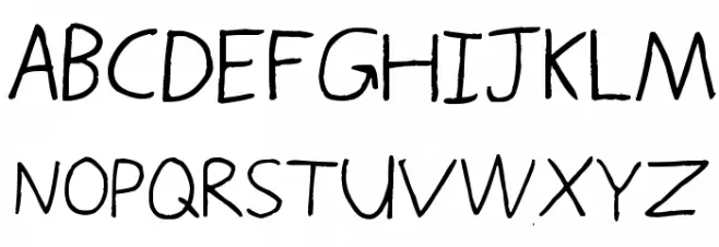 Thors Thunderfont 字体 大写