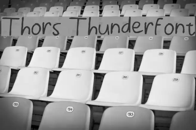 Thors Thunderfont examples