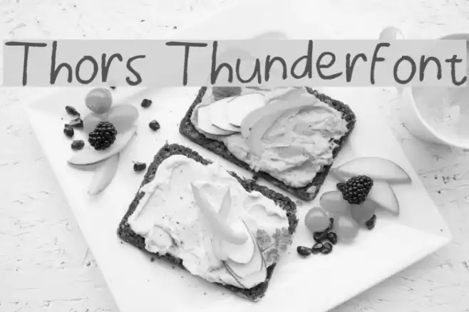 Thors Thunderfont examples