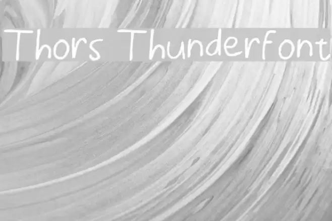 Thors Thunderfont examples