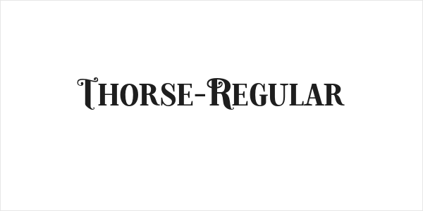Thorse-Regular Logo