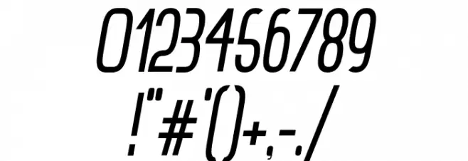 Thorup Sans Bold Italic Font OTHER CHARS