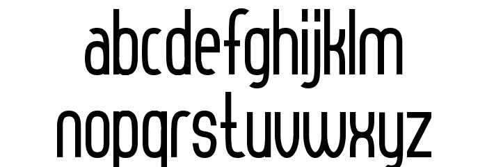 Thorup Sans Bold Font LOWERCASE