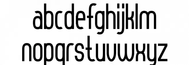 Thorup Sans Bold 字体 小写