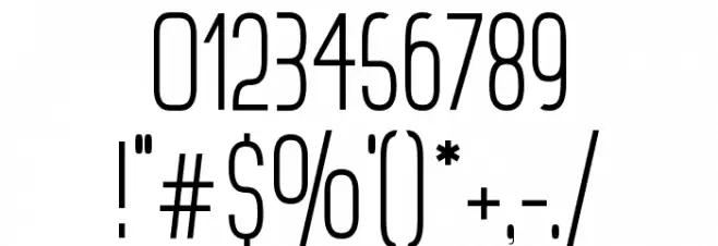 Thorup Sans Regular Font OTHER CHARS