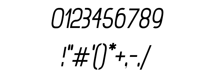 Thorup Sans Small Caps Italic Font OTHER CHARS