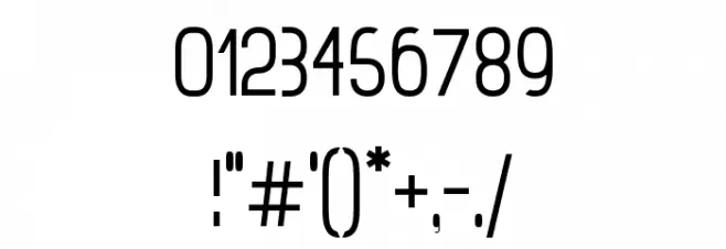 Thorup Sans Small Caps Font OTHER CHARS