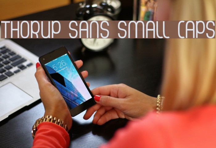 Thorup Sans Small Caps Example 2