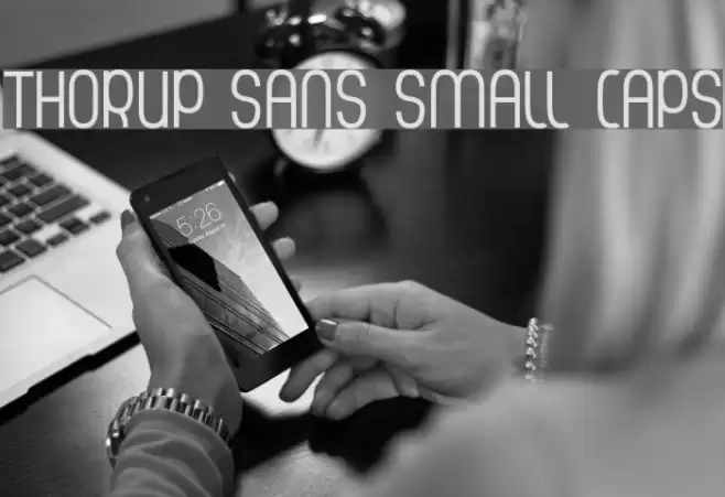 Thorup Sans Small Caps Font examples