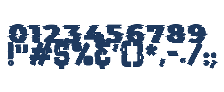 Those Glitch Regular Other Characters