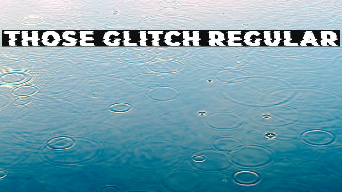 Those Glitch Regular Example 2