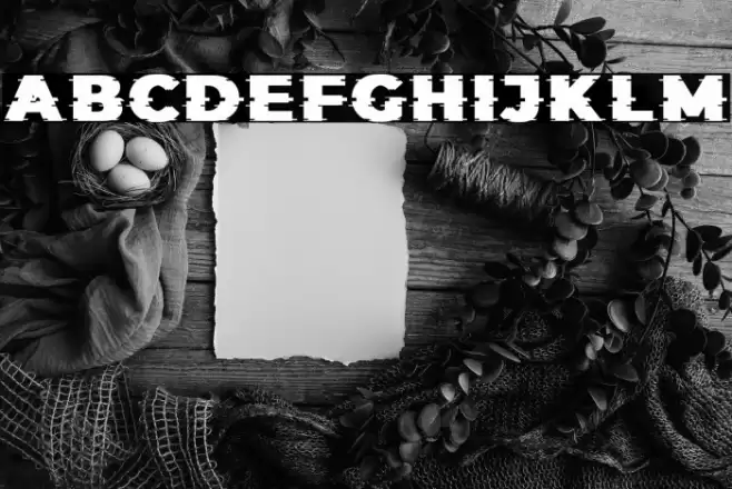 ThoseGlitch-Regular Font examples