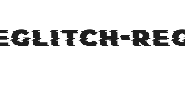 ThoseGlitch-Regular Logo