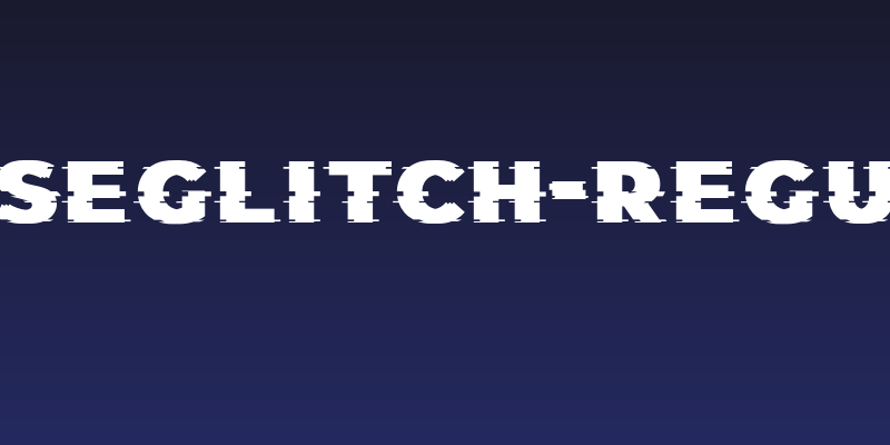 ThoseGlitch-Regular Social Header
