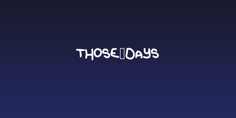 Those_Days Social Header