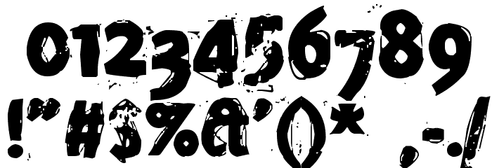 Thoughts!` Font OTHER CHARS
