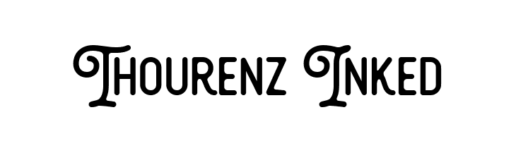 Thourenz Inked  フリーフォントのダウンロード