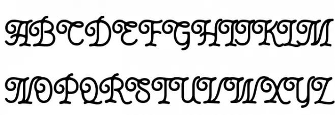 Thourenz Inked Polices MAJUSCULES