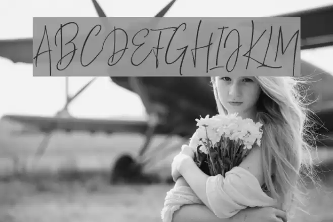 ThousandScript Font examples