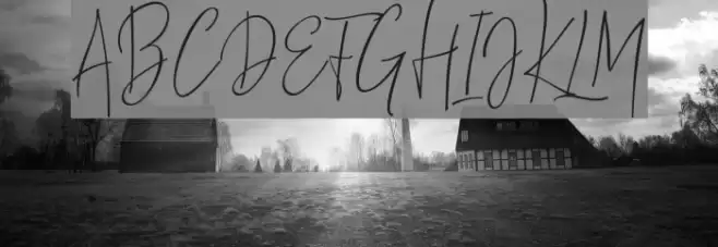 ThousandScript Font examples