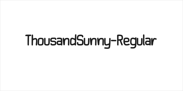 ThousandSunny-Regular Logo