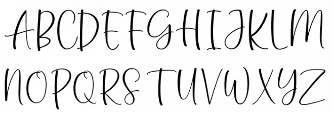 Thousands خط أحرف كبيرة