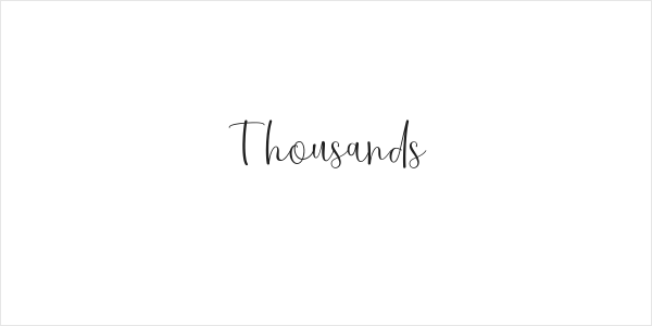 Thousands Logo