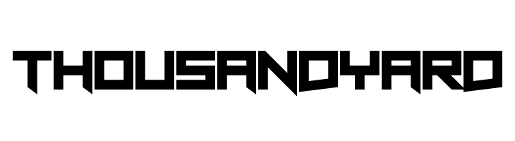 Thousandyard  font caratteri gratis
