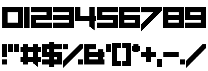 Thousandyard Font OTHER CHARS