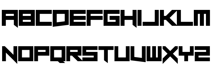 Thousandyard Font LOWERCASE