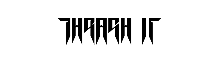 Thrash it  नि: शुल्क फ़ॉन्ट्स डाउनलोड