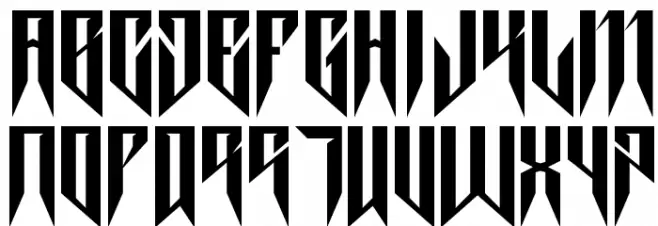 Thrash it Fonte MAIÚSCULAS
