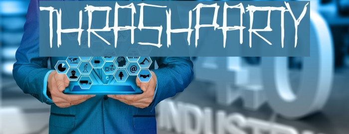 ThrashParty Font examples