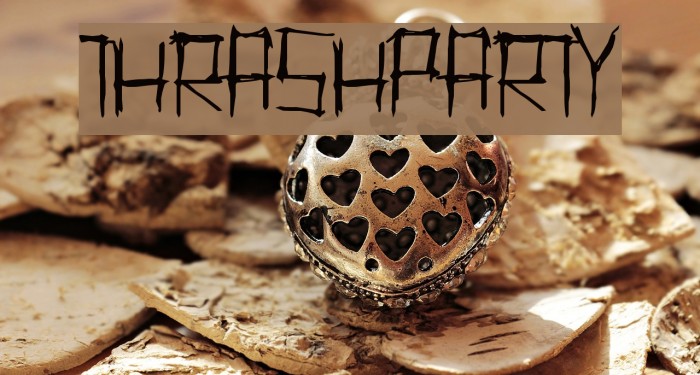 ThrashParty Font examples