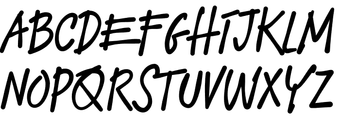 Thrasher Head DEMO Font UPPERCASE
