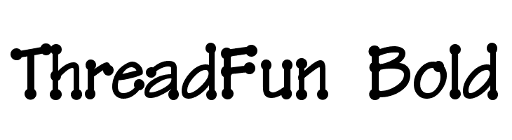 ThreadFun Bold Font