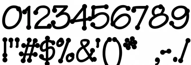 ThreadFun Bold Schriftart Anderer Schreiben