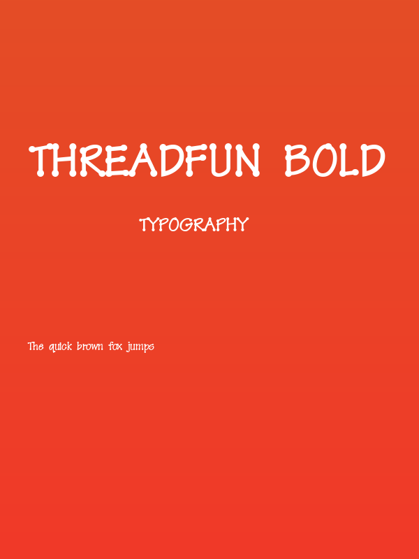 ThreadFun Bold Poster
