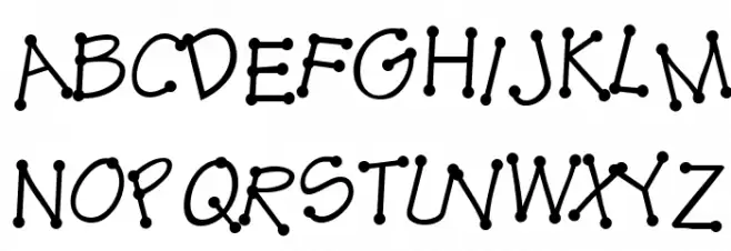 ThreadFun Italic 字体 大写