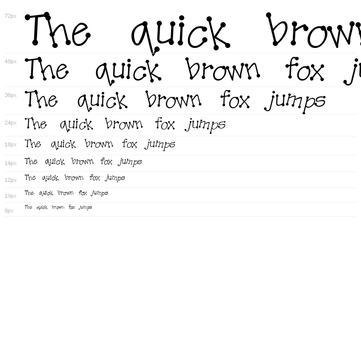 ThreadFun Italic Waterfall