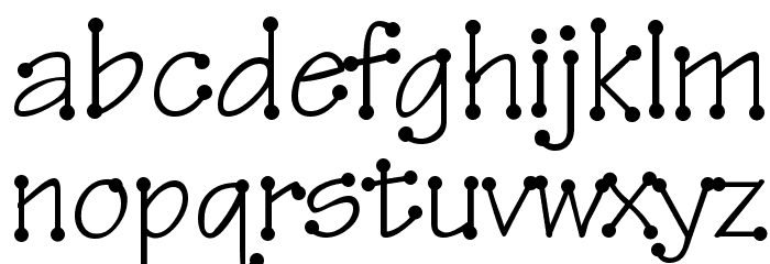ThreadFun Font LOWERCASE