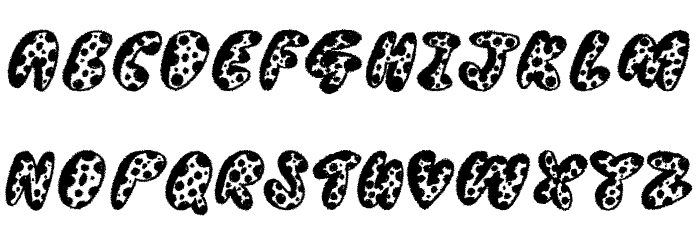Thready Bear Font LOWERCASE