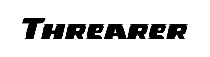 Threarer  免费字体下载