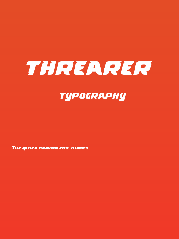 Threarer Poster