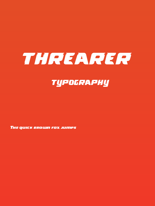 Threarer Poster