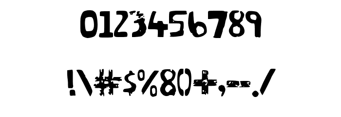 Threat Font OTHER CHARS