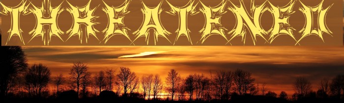 Threatened Font examples