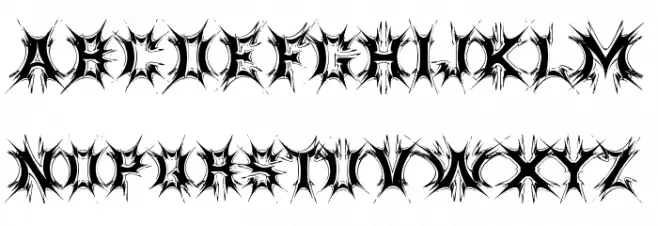 Threatened خط أحرف صغيرة