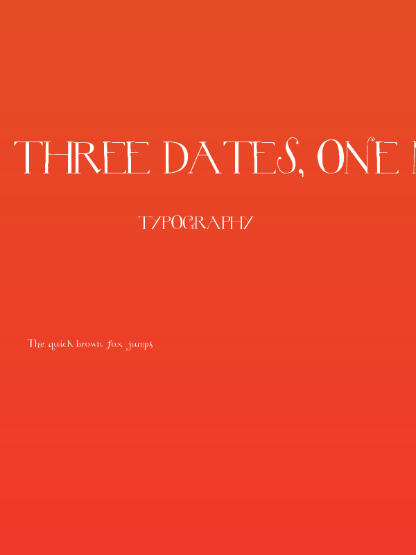 Three Dates, One Night Poster
