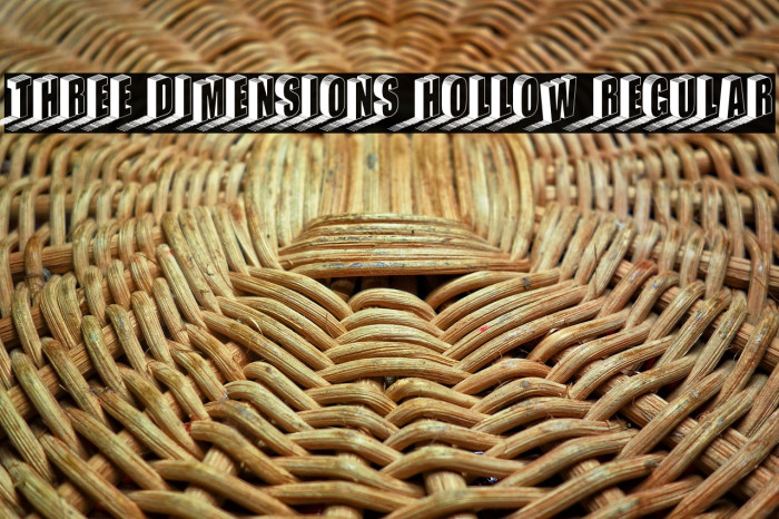 Three Dimensions Hollow Regular Example 2